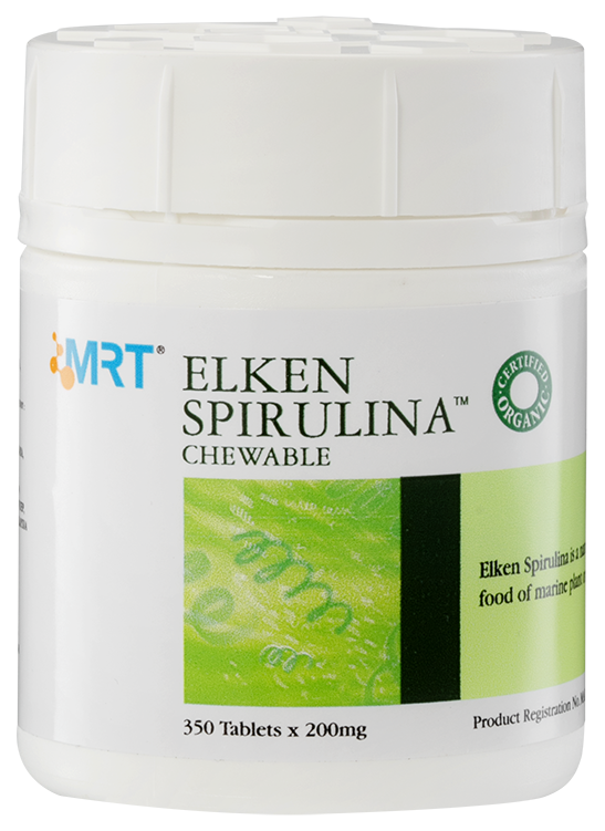 Elken Spirulina, 350 chewable tablets
